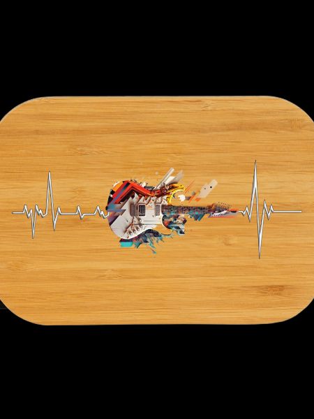 Gitarre mit Herzschlag