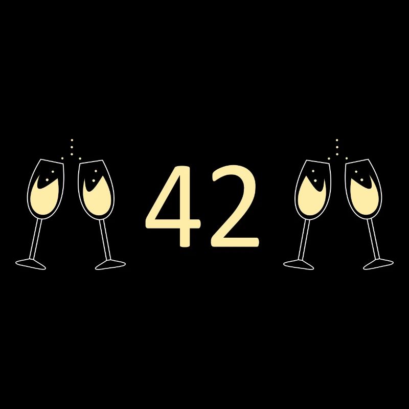 42e anniversaire 42 ans 42 ans numéro 42