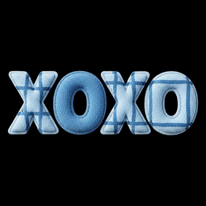 XOXO Patchwork Look mit Stoff Optik