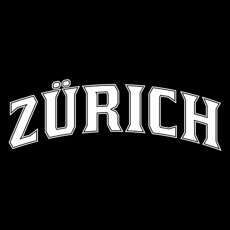 Zurich lettering in bow style
