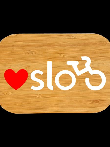 Oslo bicycle love sticker (white)