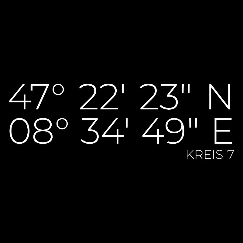 Coordinates District 7 Zurich