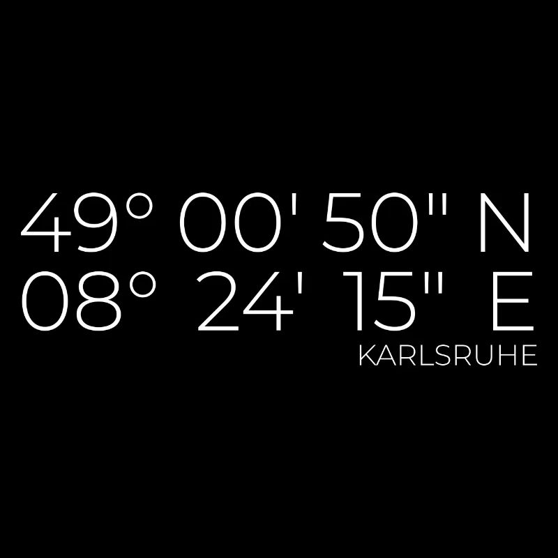 coordinates Karlsruhe