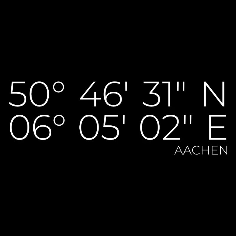 coordinates Aachen