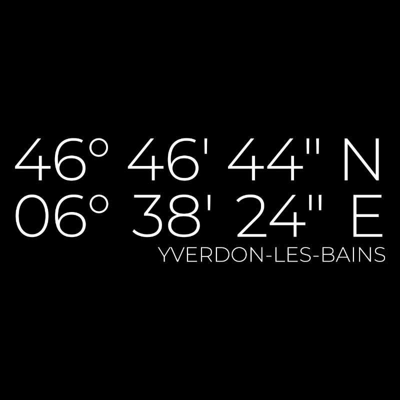 Coordonnées : Yverdon-les-Bains, Suisse