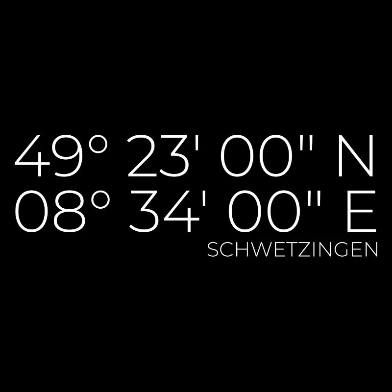 Coordinates Schwetzingen