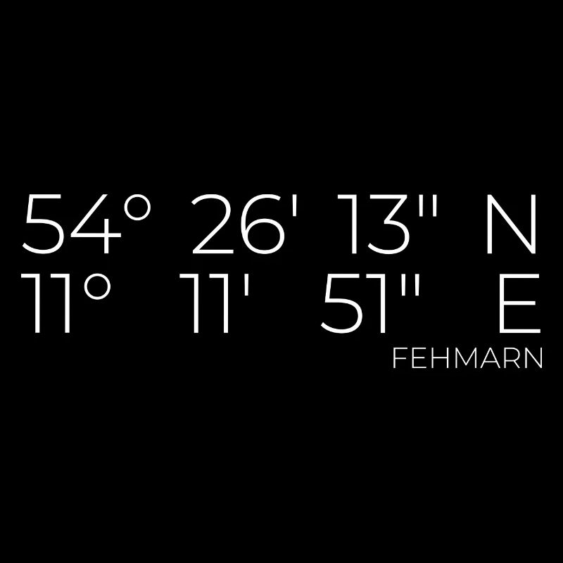 Coordinates Fehmarn