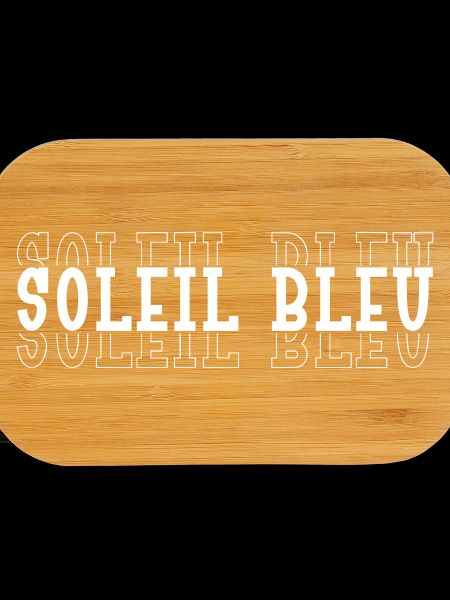 Typographic Blue Sun