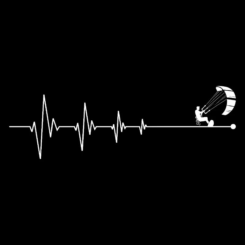 Conception graphique de la ligne d’impulsion de battement de cœur