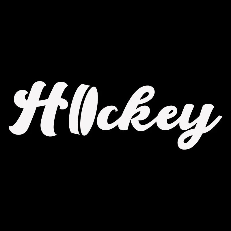Style de script de hockey – Look élégant de logo
