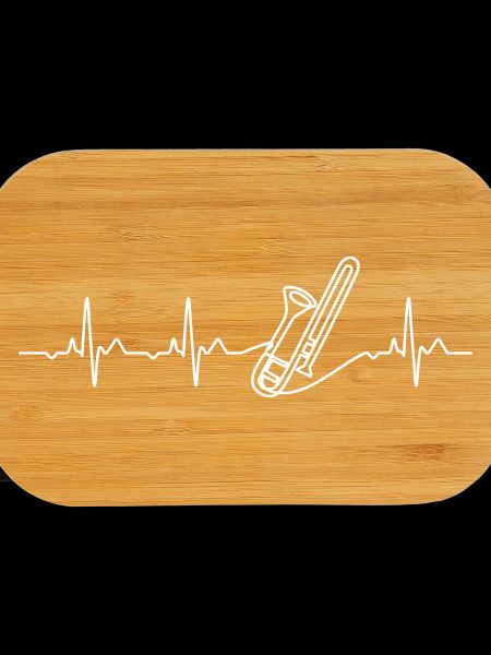 Trombone Heartbeat Marching Band Gift