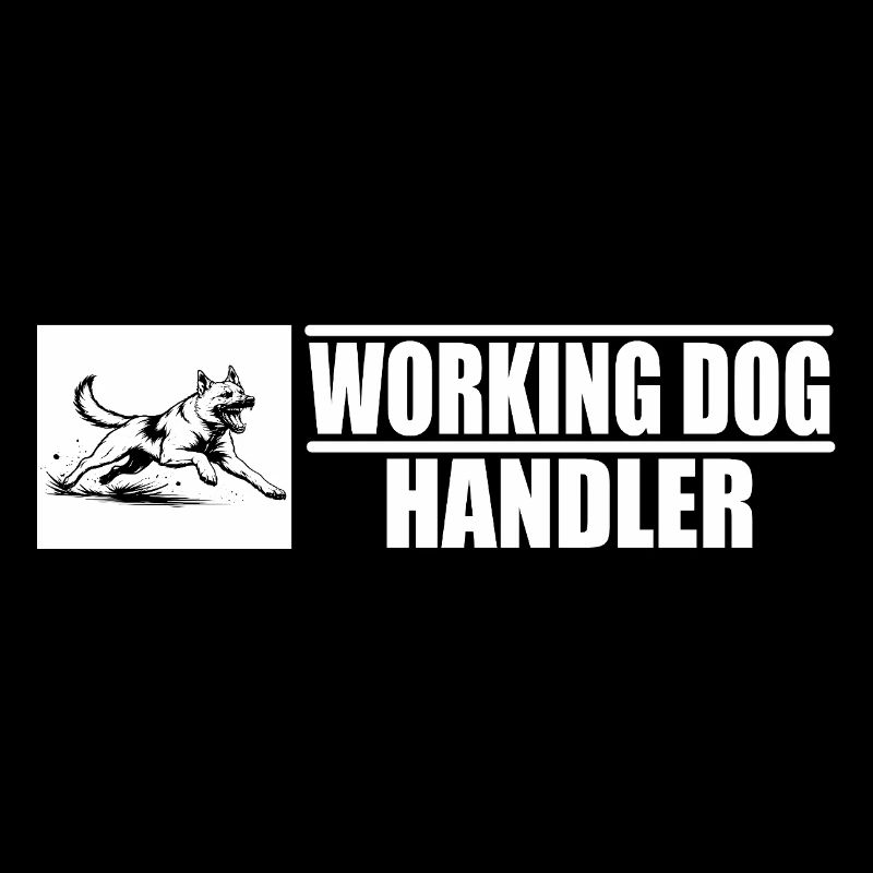 Working Dog Handler Motif