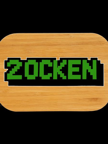 Lettering Zocken Retro Computer