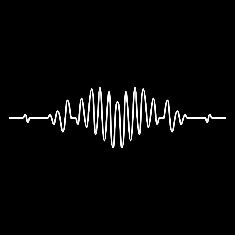 Pulse Wave Line Art