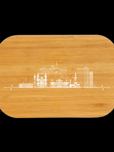 City Pulse Skyline Line Art