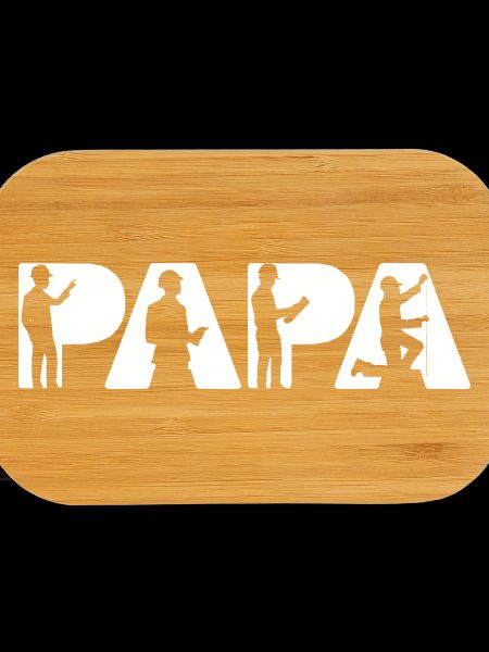 Papa Engineer Construction Silhouettes