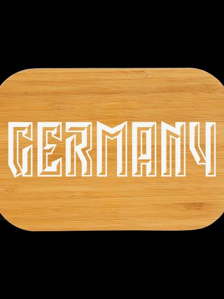 Germany Lettering (Relief / 3D / White)