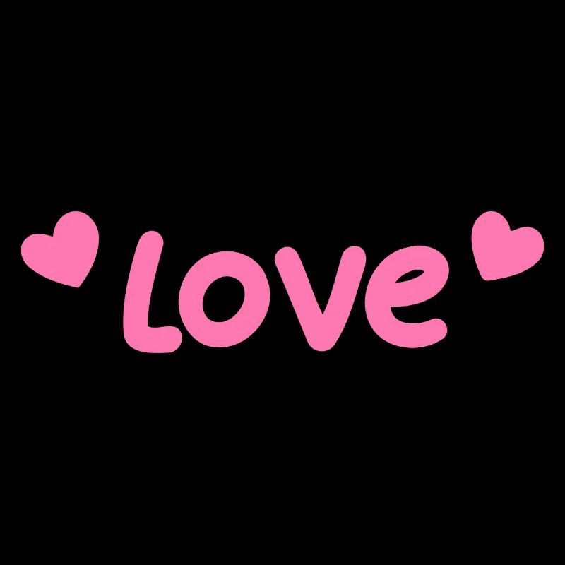 Love pastel et cœurs rose