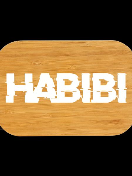 Habibi lettering