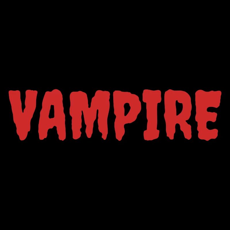 Vampire Silhouette Art T-Shirt Design