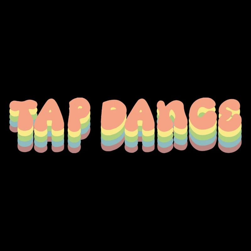 Tap Dance Regenbogen Pastell