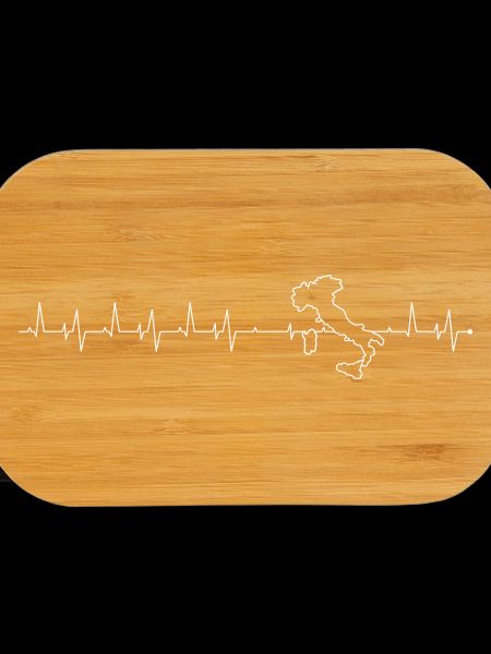 Italy Heartbeat Map Design