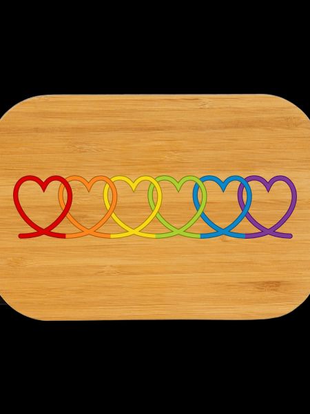 Coeurs arc-en-ciel