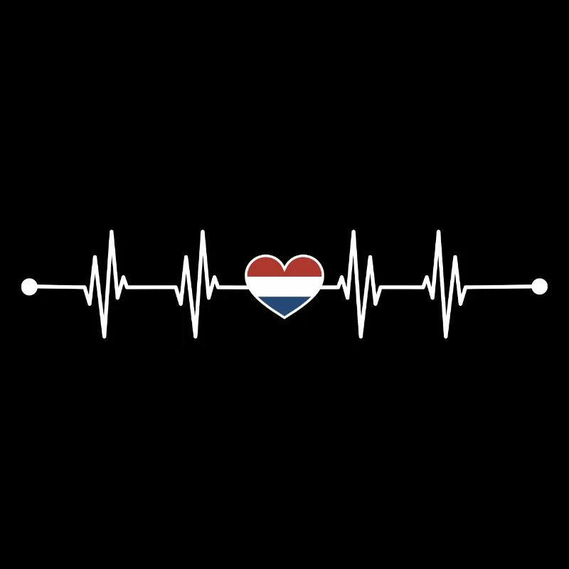 Heartbeat drapeau néerlandais