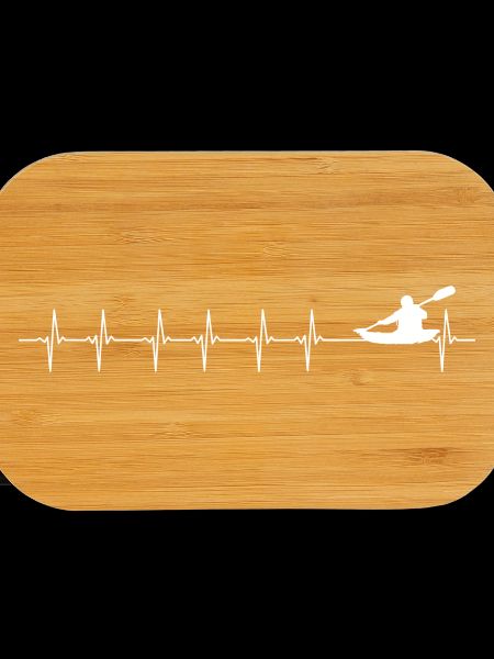 Kayak Pulse on River Graphic