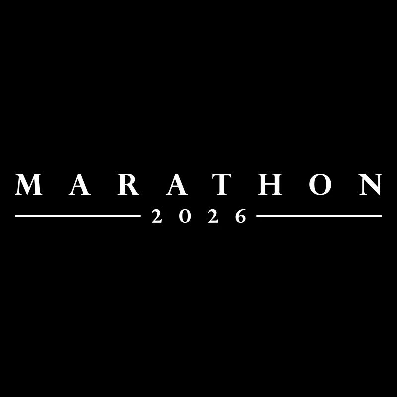 Lettrage Marathon 2026