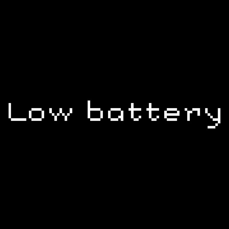 Low Battery Anzeige Design