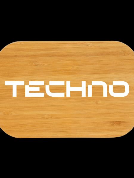 techno futuristic logo