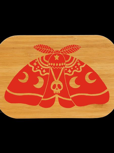 Papillon de nuit rouge