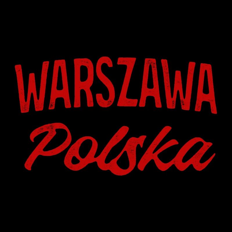Warszawa Polska Retro Script