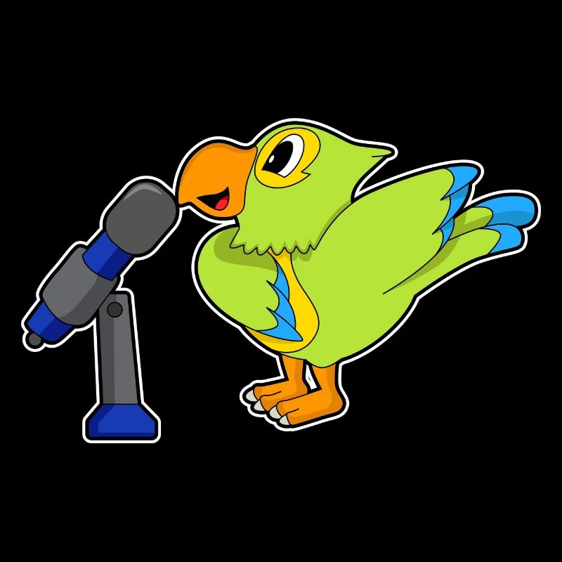 Parrot Singer Microphone Chant