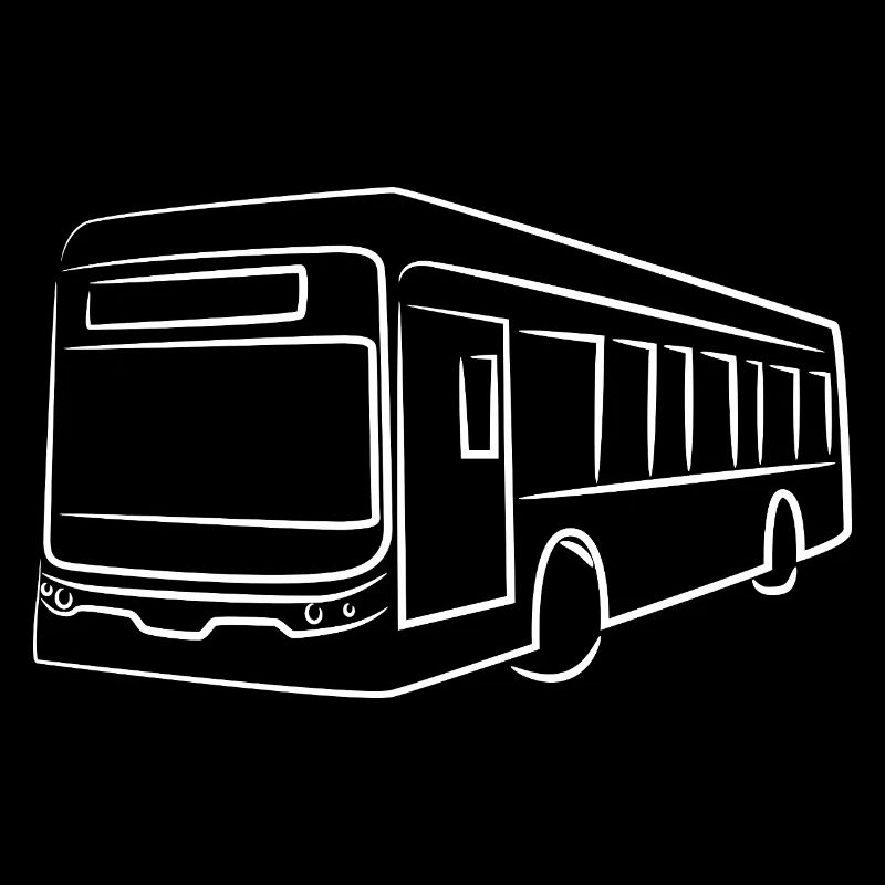 Bus Line Drawing