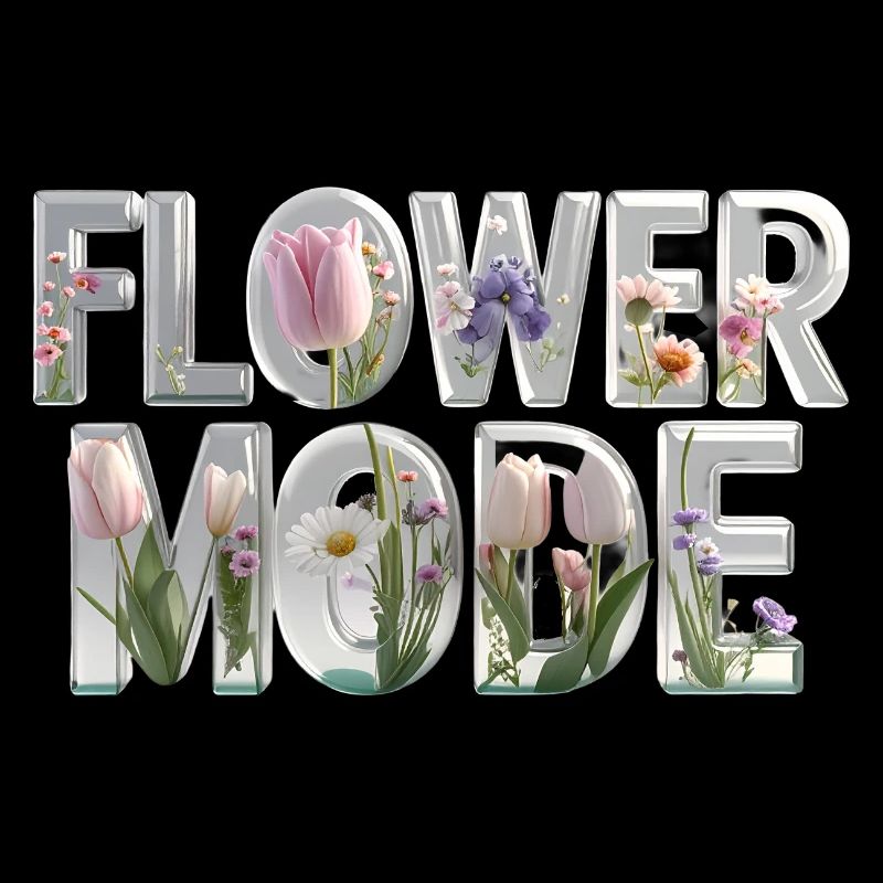 MODE FLEUR – Des lettres 3D pleines de fleurs