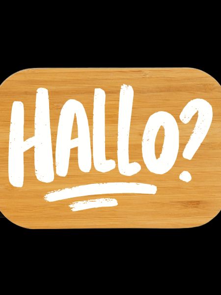 Hallo? - weiß