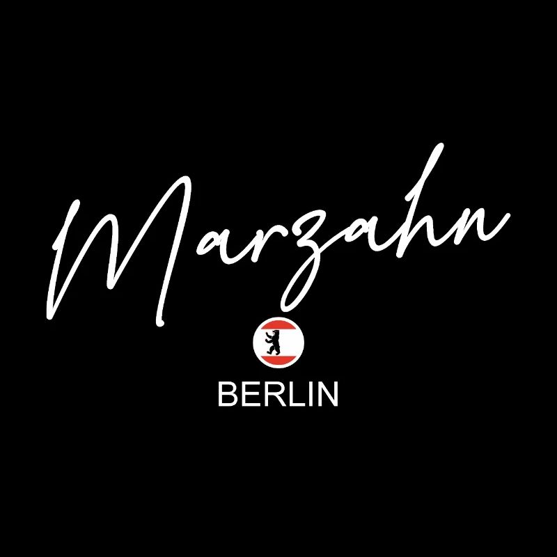 Marzahn - Drapeau de Berlin - Ours de Berlin - Berlineri