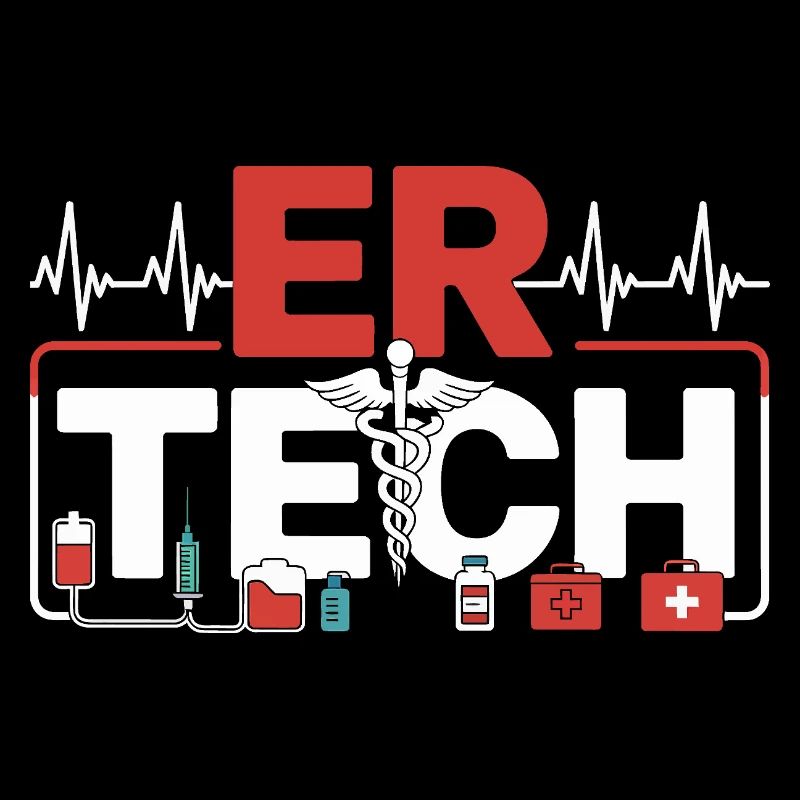 Emergency Technology Icon Motif