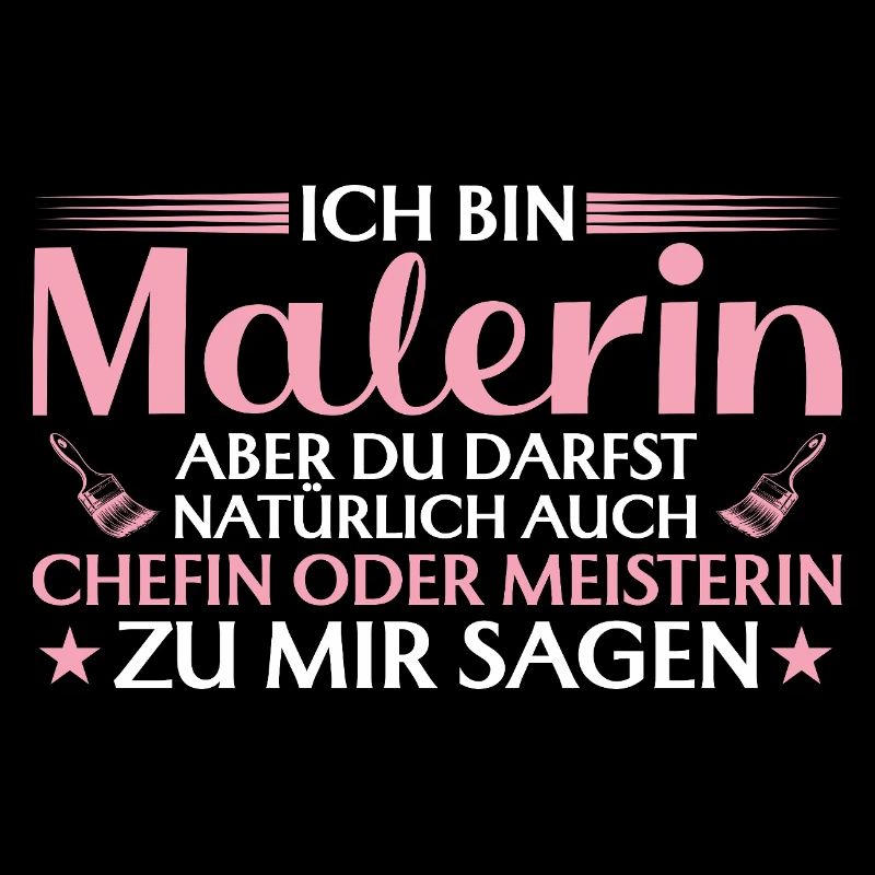 Handwerkerin Chefin oder Meisterin - Malerin