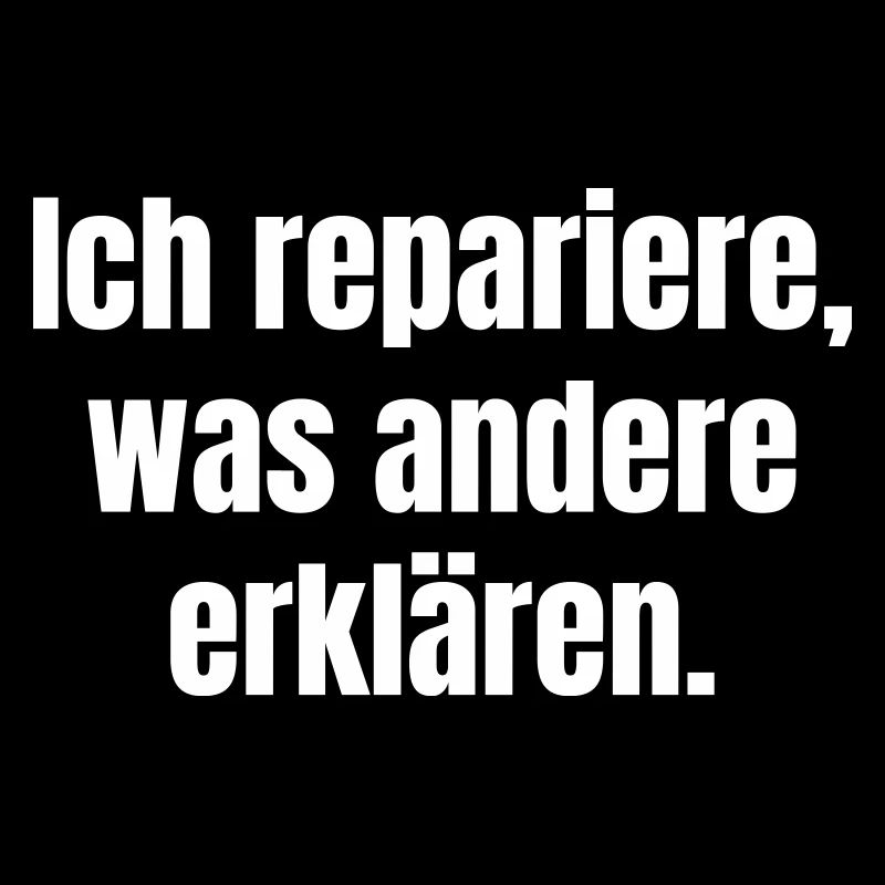 I fix what others explain