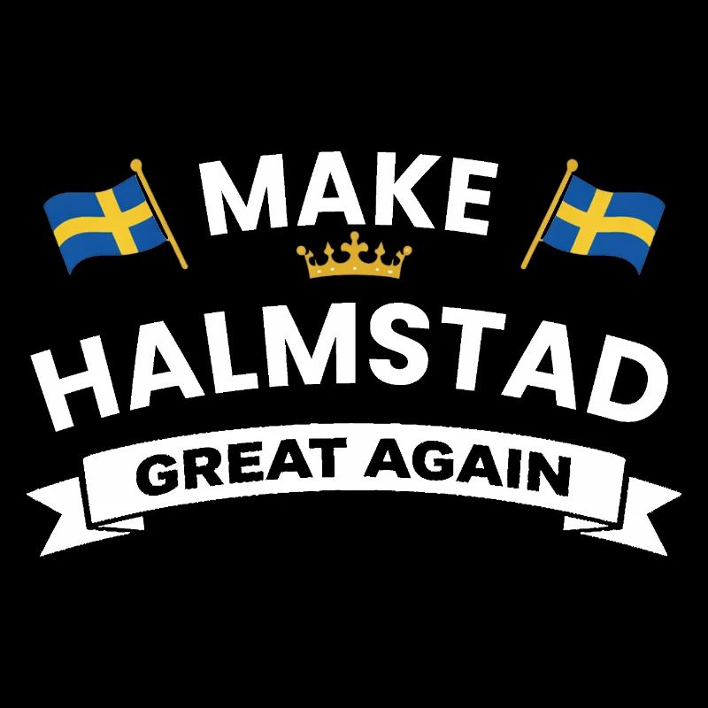 Drapeaux de la fierté de la ville de Halmstad