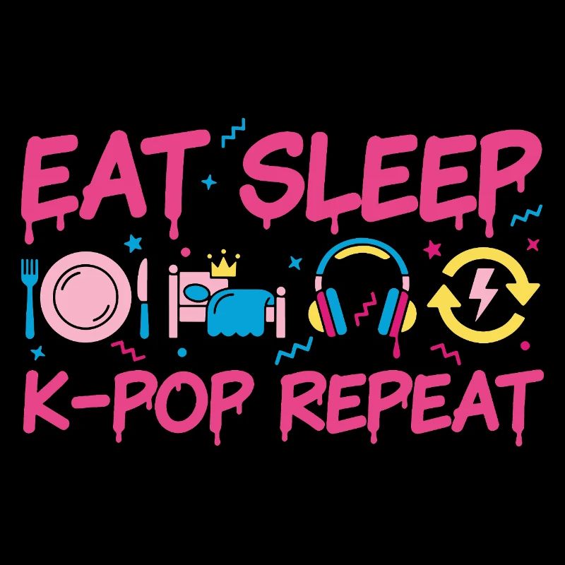 Mange, dors, K-Pop, rediffusion, musique coréenne K-pop.