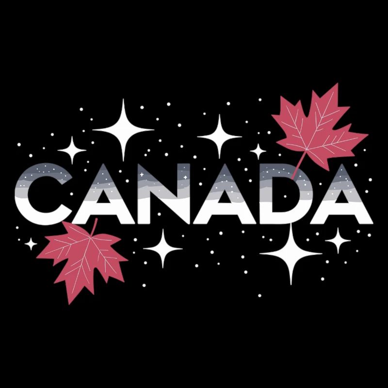 T-shirt Canada Feuille d’érable - Chemise de voyage Canada