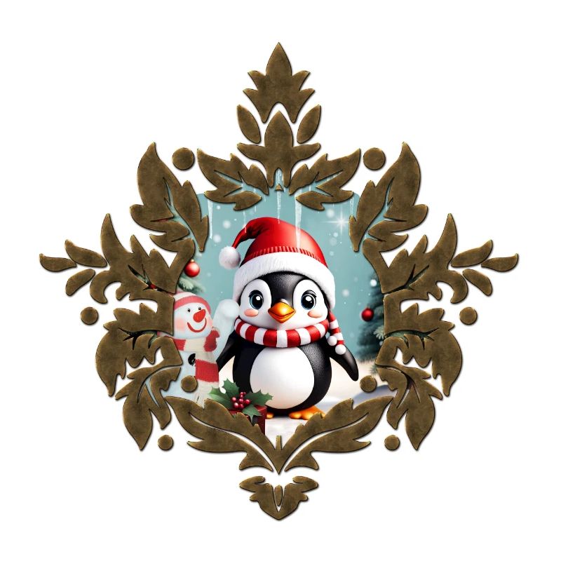 Cute funny penguin