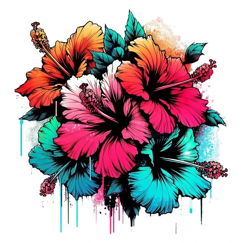Fleurs d’hibiscus