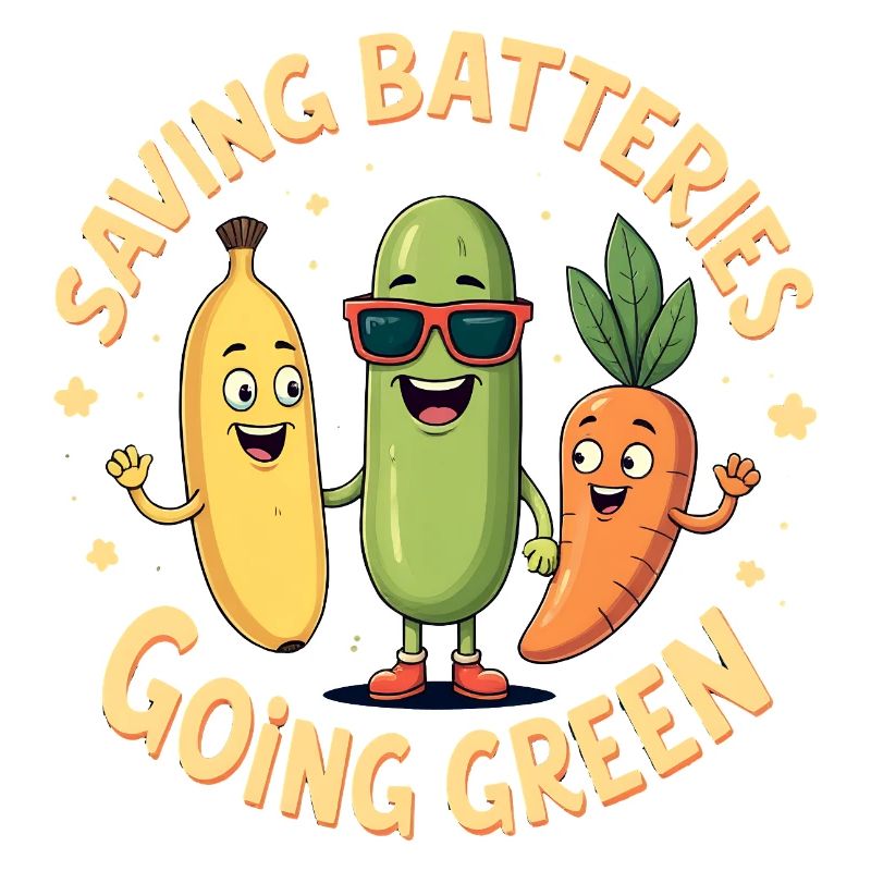 Save batteries Become environmentally friendly Cheeky Fr