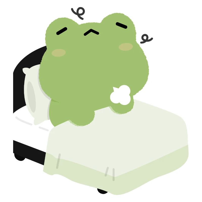 Tired Frog Schlafenszeit