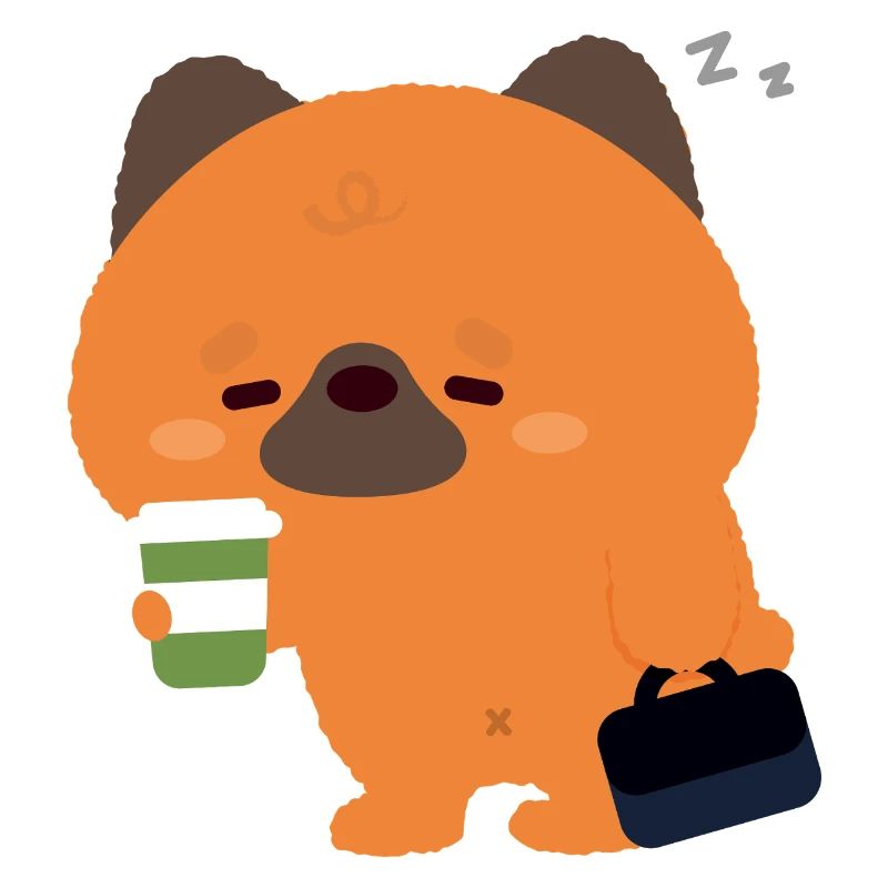 Sleepy German Shepherd Coffee